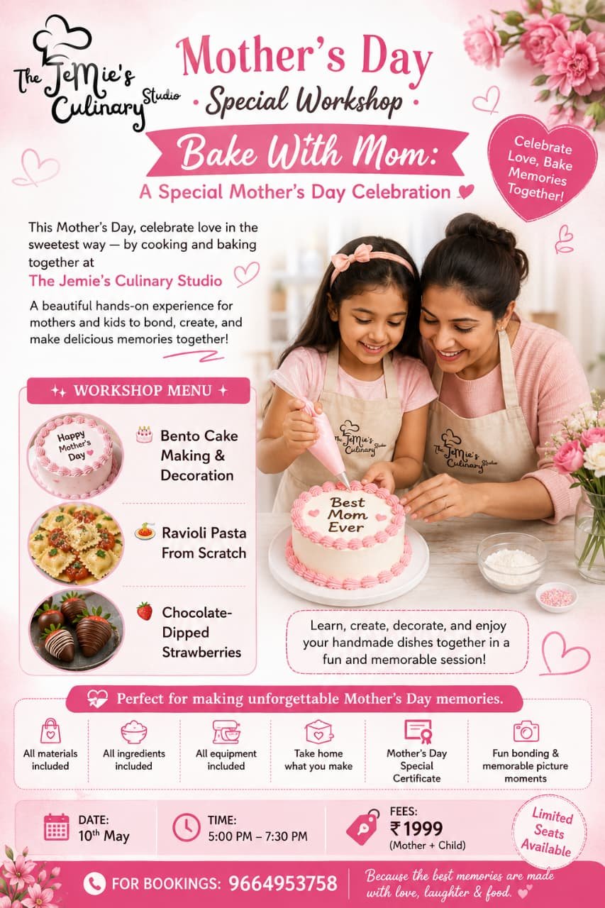 MOTHERS DAY SPECIAL WORKSHOP