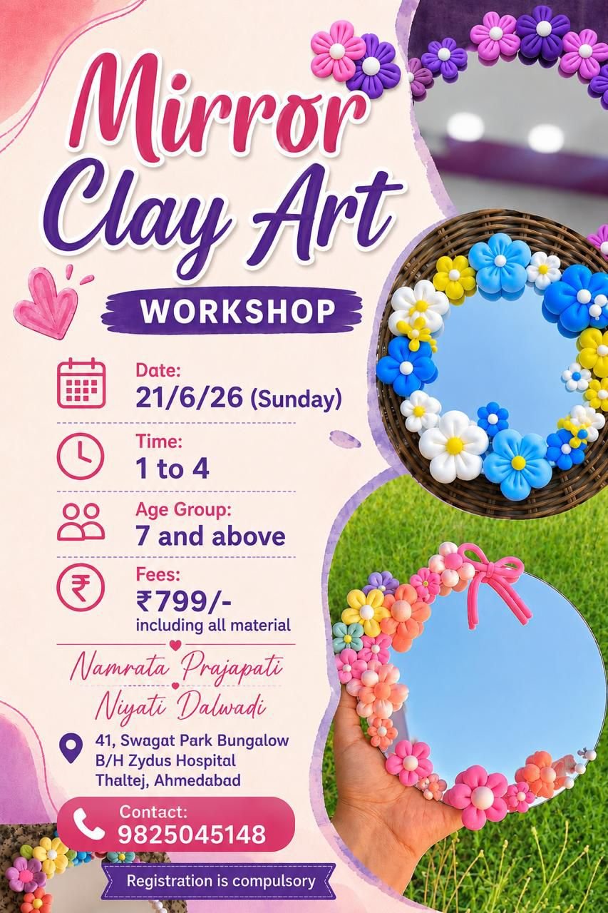 MIRROR CLAY ART